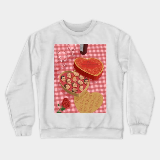 Chocolate Box Crewneck Sweatshirt by John Holcroft